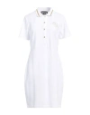 Versace Jeans Couture Woman Mini Dress White Size Xl Cotton