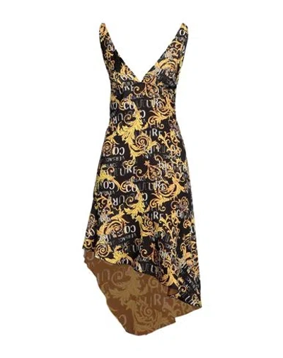 Versace Jeans Couture Woman Mini Dress Yellow Size 14 Polyester