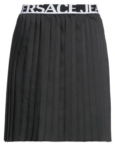 Versace Jeans Couture Woman Mini Skirt Black Size 8 Polyester