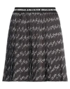 Versace Jeans Couture Woman Mini Skirt Black Size 6 Polyester In Black