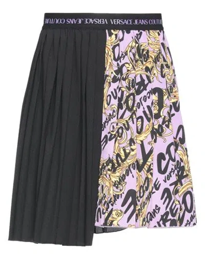 Versace Jeans Couture Woman Mini Skirt Light Purple Size 10 Polyester