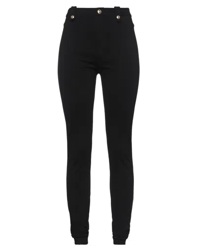 Versace Jeans Couture Woman Pants Black Size 10 Viscose, Polyamide, Elastane