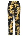 Versace Jeans Couture Chain Couture Printed Cropped Trousers In Black
