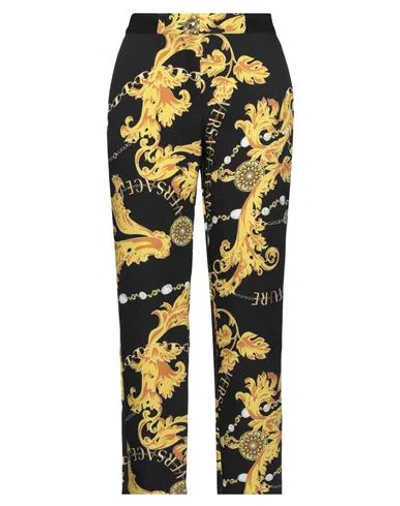 Versace Jeans Couture Woman Pants Black Size 12 Polyester, Elastane