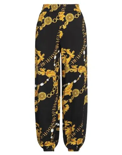 Versace Jeans Couture Woman Pants Black Size 14 Cotton