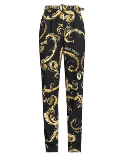 Versace Jeans Couture Woman Pants Black Size 14 Polyester, Elastane