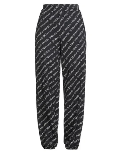 Versace Jeans Couture Woman Pants Black Size 4 Cotton