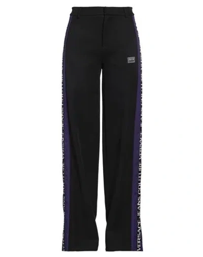 Versace Jeans Couture Woman Pants Black Size 4 Polyester, Elastane