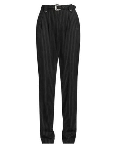 Versace Jeans Couture Woman Pants Black Size 4 Polyester, Viscose, Elastane