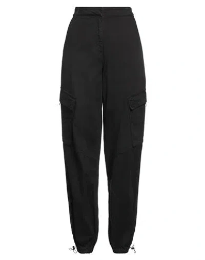 Versace Jeans Couture Woman Pants Black Size 8 Cotton, Elastane