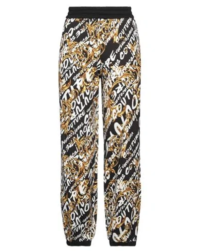 Versace Jeans Couture Woman Pants Black Size M Cotton, Elastane In Black