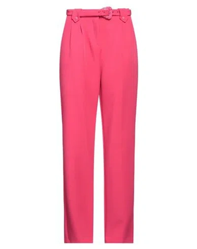 Versace Jeans Couture Woman Pants Fuchsia Size 8 Polyester, Elastane