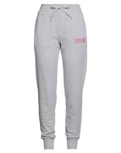 Versace Jeans Couture Woman Pants Grey Size S Cotton, Elastane In Gray