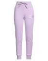 Versace Jeans Couture Woman Pants Lilac Size M Cotton, Elastane In Purple