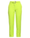 Versace Jeans Couture Woman Pants Lime Green Size 10 Polyester, Elastane