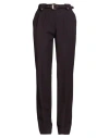 Versace Jeans Couture Woman Pants Plum Size 8 Viscose, Polyamide, Elastane In Brown