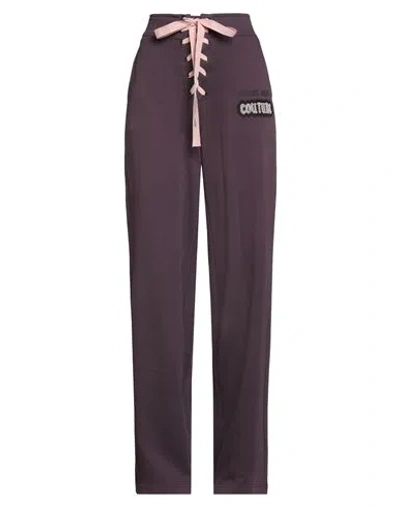 Versace Jeans Couture Woman Pants Purple Size L Cotton