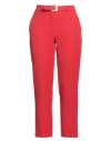 Versace Jeans Couture Woman Pants Red Size 6 Polyester, Elastane In Red
