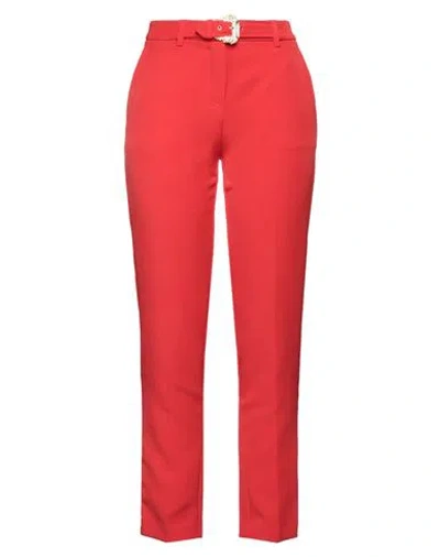 Versace Jeans Couture Woman Pants Red Size 6 Polyester, Elastane