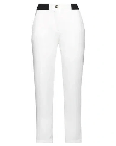 Versace Jeans Couture Woman Pants White Size 6 Polyester