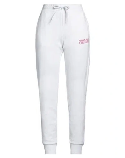 Versace Jeans Couture Woman Pants White Size L Cotton, Elastane