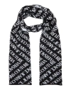 Versace Jeans Couture Woman Scarf Black Size - Acrylic, Wool In Black