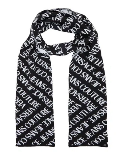 Versace Jeans Couture Woman Scarf Black Size - Acrylic, Wool