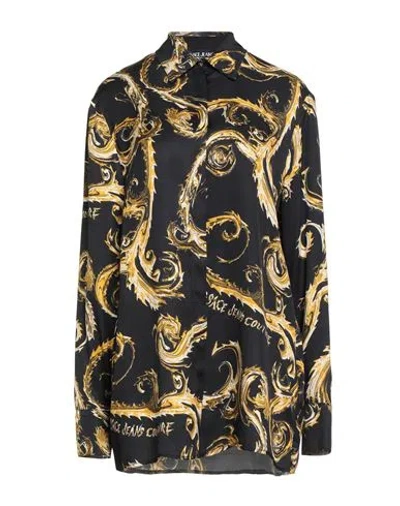 Versace Jeans Couture Woman Shirt Black Size 12 Viscose