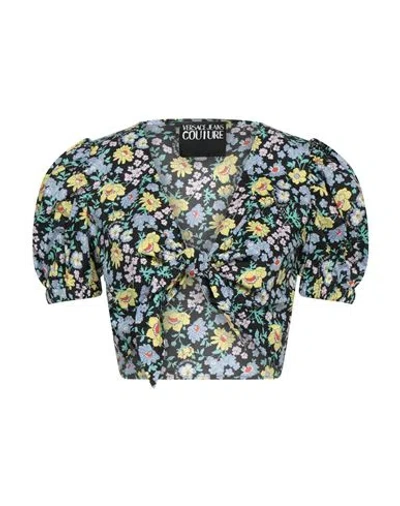 Versace Jeans Couture Woman Shirt Black Size 4 Cotton