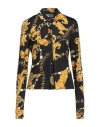 Versace Jeans Couture Woman Shirt Black Size 4 Viscose, Elastane In Black