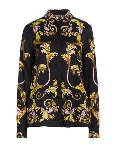 Versace Jeans Couture Woman Shirt Black Size L Viscose