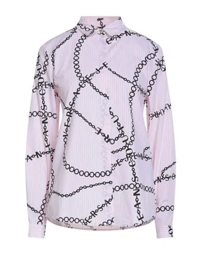 Versace Jeans Couture Woman Shirt Pink Size 8 Cotton