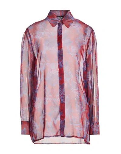 Versace Jeans Couture Woman Shirt Red Size 8 Polyester