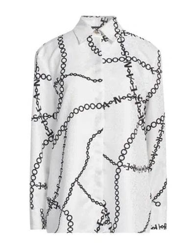Versace Jeans Couture Woman Shirt White Size 10 Polyester