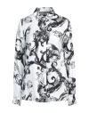 Versace Jeans Couture Watercolour Baroque Shirt In White