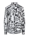 Versace Jeans Couture Woman Shirt White Size 4 Cotton In Black