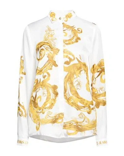 Versace Jeans Couture Woman Shirt White Size 4 Viscose