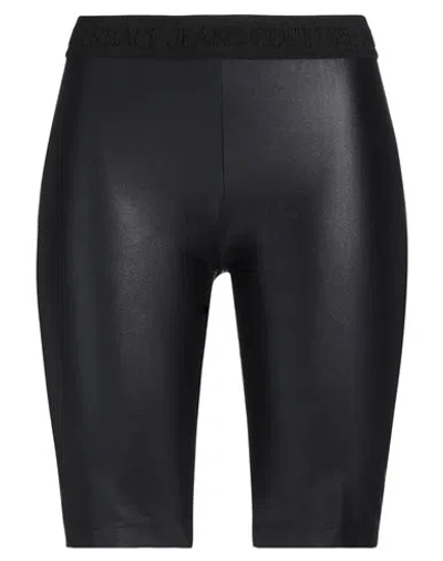 Versace Jeans Couture Woman Shorts & Bermuda Shorts Black Size 10 Polyamide, Elastane