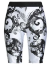 Versace Jeans Couture Woman Shorts & Bermuda Shorts White Size 12 Polyester, Elastane In White