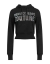 Versace Jeans Couture Woman Sweatshirt Black Size L Cotton In Black