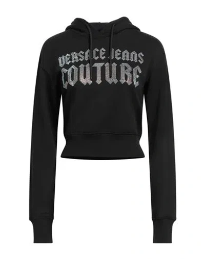 Versace Jeans Couture Woman Sweatshirt Black Size L Cotton
