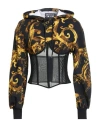 Versace Jeans Couture Woman Sweatshirt Black Size L Cotton In Black