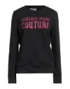 Versace Jeans Couture Woman Sweatshirt Black Size L Cotton In Black