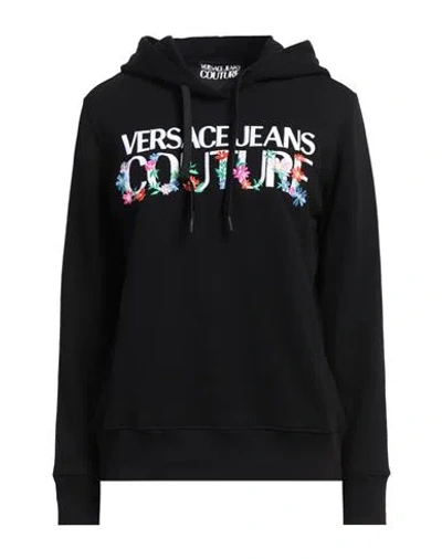 Versace Jeans Couture Woman Sweatshirt Black Size S Cotton