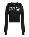 Versace Jeans Couture Black Roses Hoodie In Black