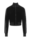 Versace Jeans Couture Woman Sweatshirt Black Size L Viscose, Polyamide, Elastane, Cotton In Black