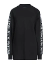 Versace Jeans Couture Woman Sweatshirt Black Size Xxs Cotton, Elastane
