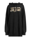 Versace Jeans Couture Woman Sweatshirt Black Size Xl Cotton In Black