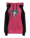 Versace Jeans Couture Woman Sweatshirt Garnet Size S Cotton, Elastane, Polyester In Red