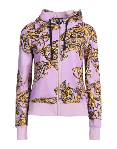 Versace Jeans Couture Sweatshirts In Purple